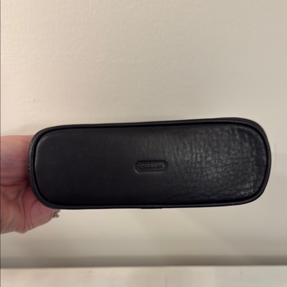 Vintage Coach Black Dome Cosmetic Bag Sleek Design - Picture 5 of 8